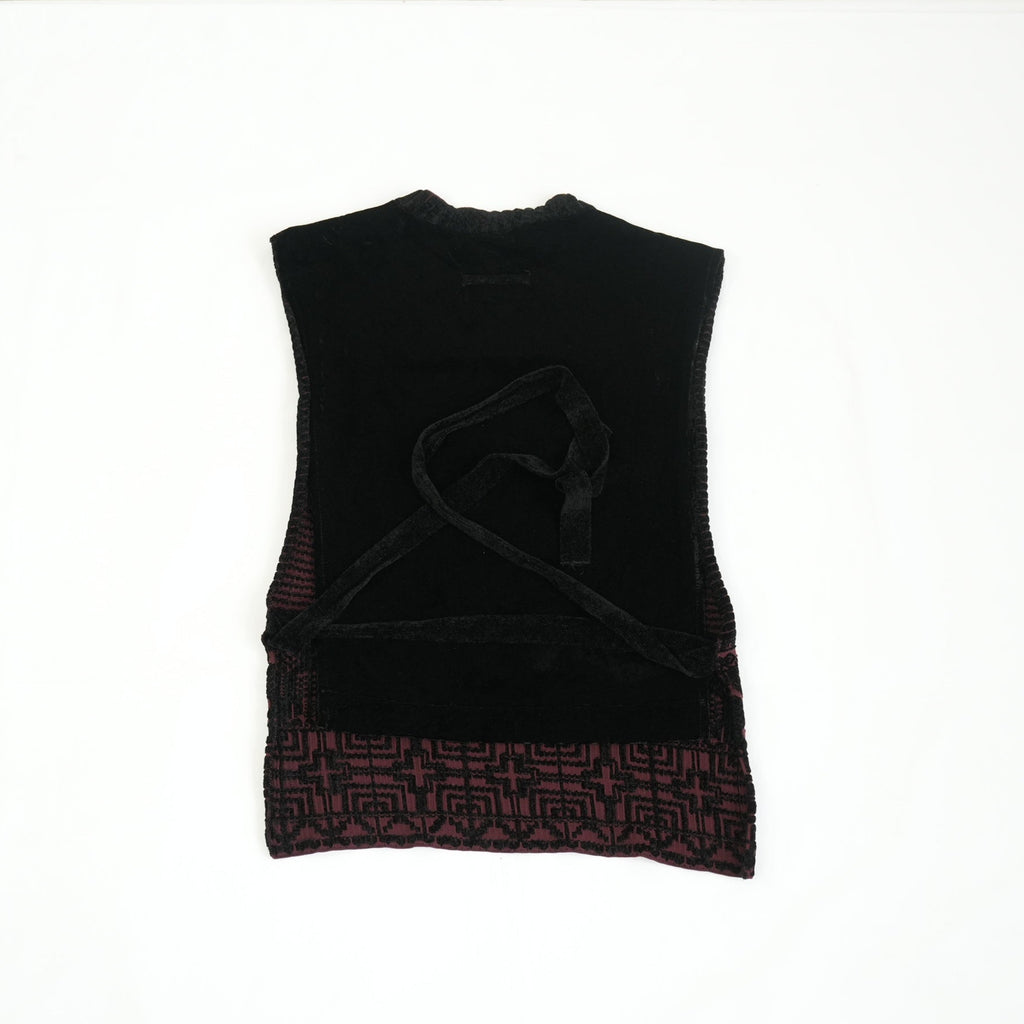 Jean Paul Gaultier Velvet Blouse / Top Size Small