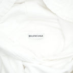 Balenciaga White Logo Hoodie Size Extra Small