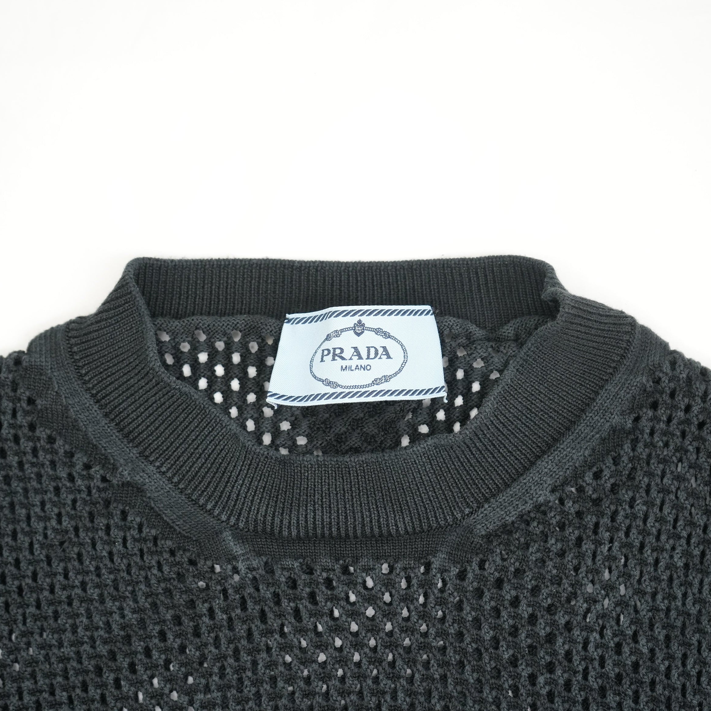Prada Knit Black Top Size 40