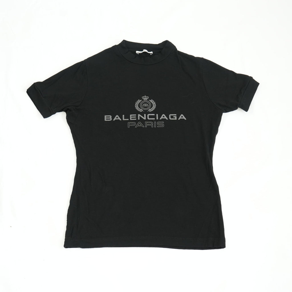 Balenciaga Black Logo T-Shirt Size Small