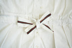 Gucci White Top Size 42 Sherry Line Belt