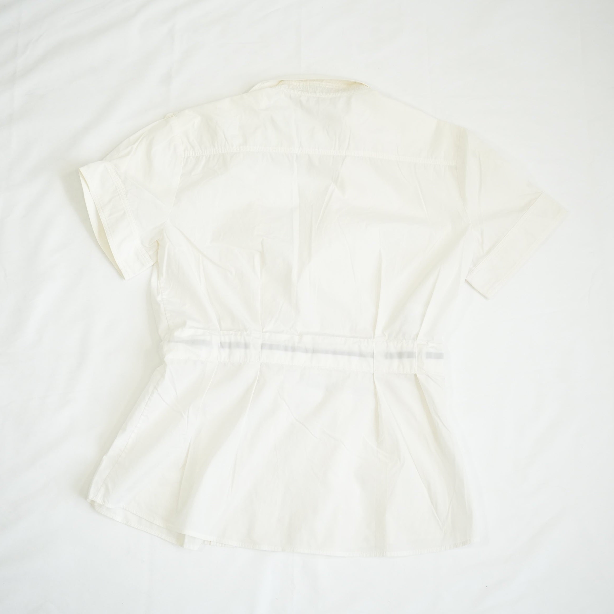 Gucci White Top Size 42 Sherry Line Belt