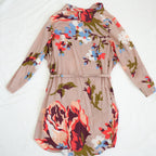 Vivienne Westwood Man Floral Button Up Long Sleeve Dress Size 40