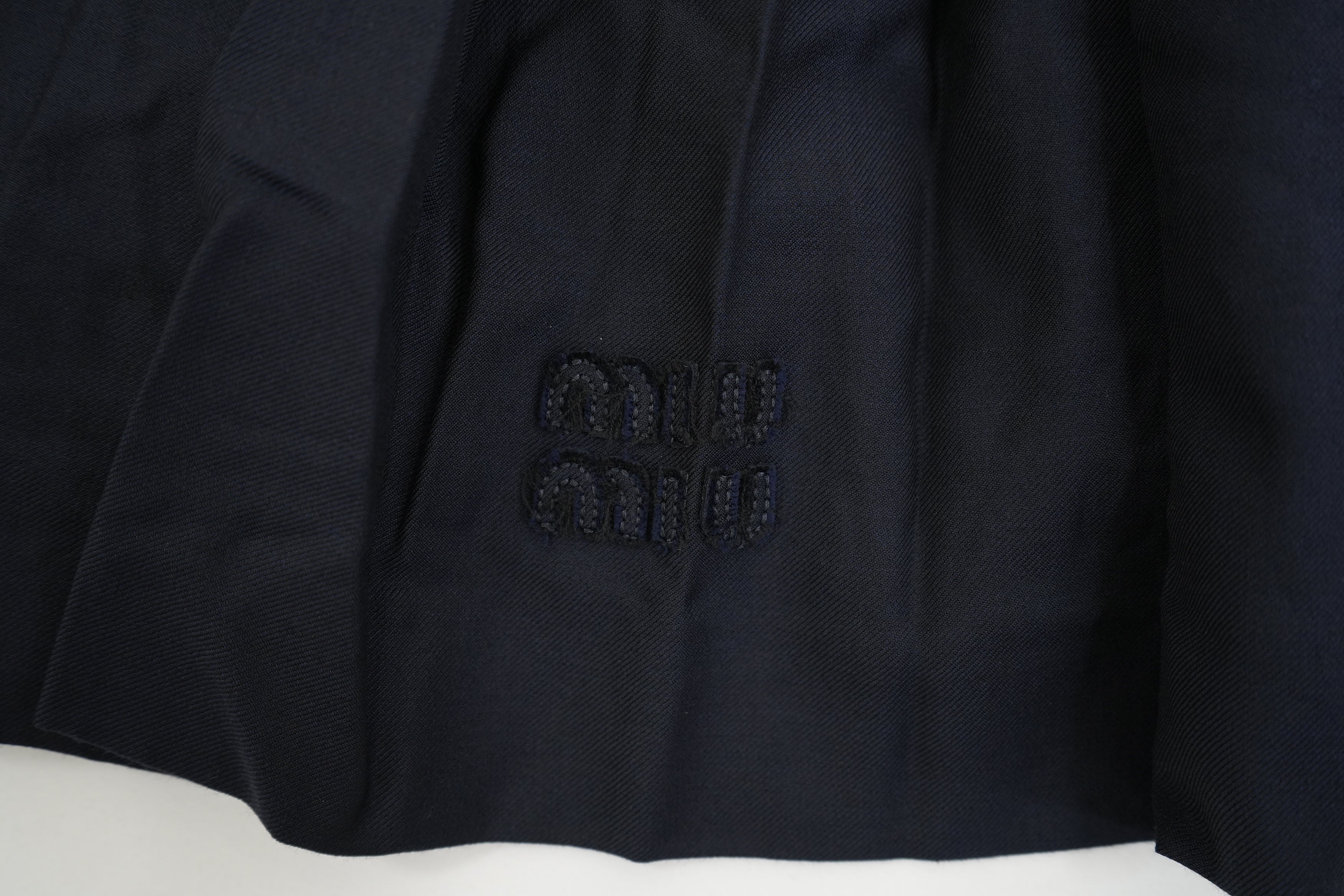 Miu Miu Pleated Skirt with Drawstring Size 38