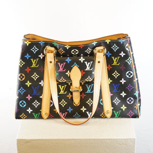 Louis Vuitton Murakami Multicolor Aurelia MM Black Shoulder Bag