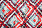 Louis Vuitton Silk Shirt Geometric Size 34