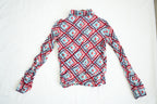 Louis Vuitton Silk Shirt Geometric Size 34