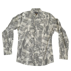 Vivienne Westwood Grey and White Tartan Print