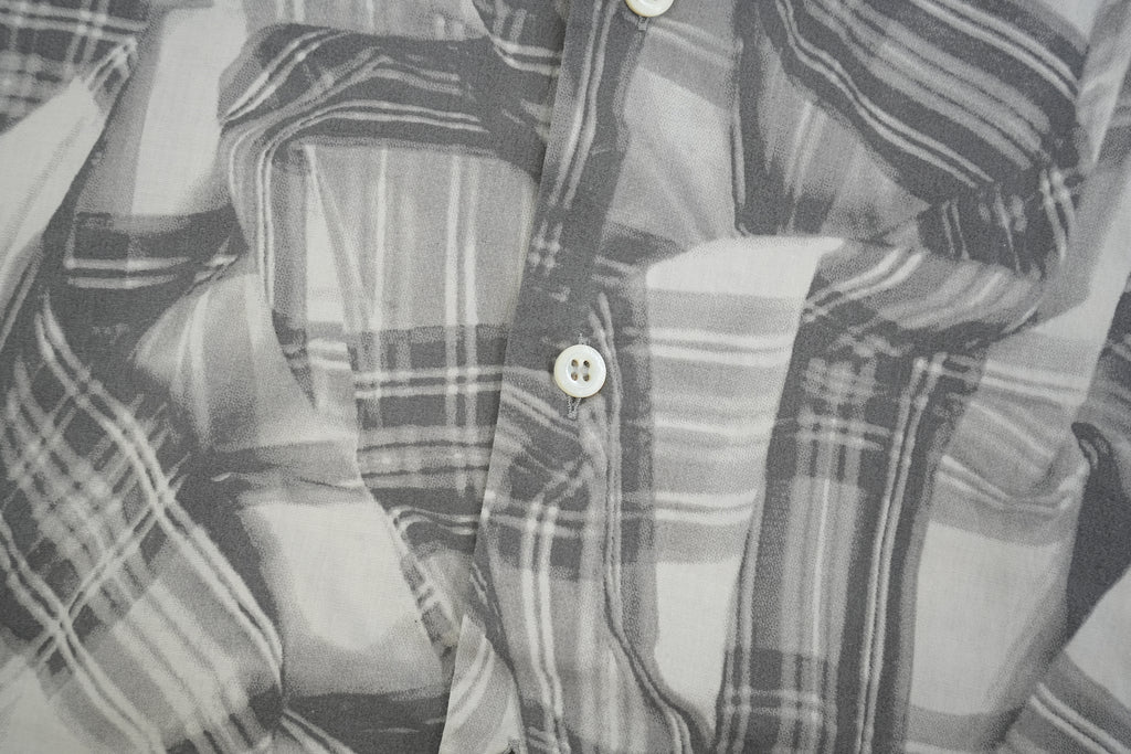 Vivienne Westwood Grey and White Tartan Print