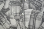 Vivienne Westwood Grey and White Tartan Print