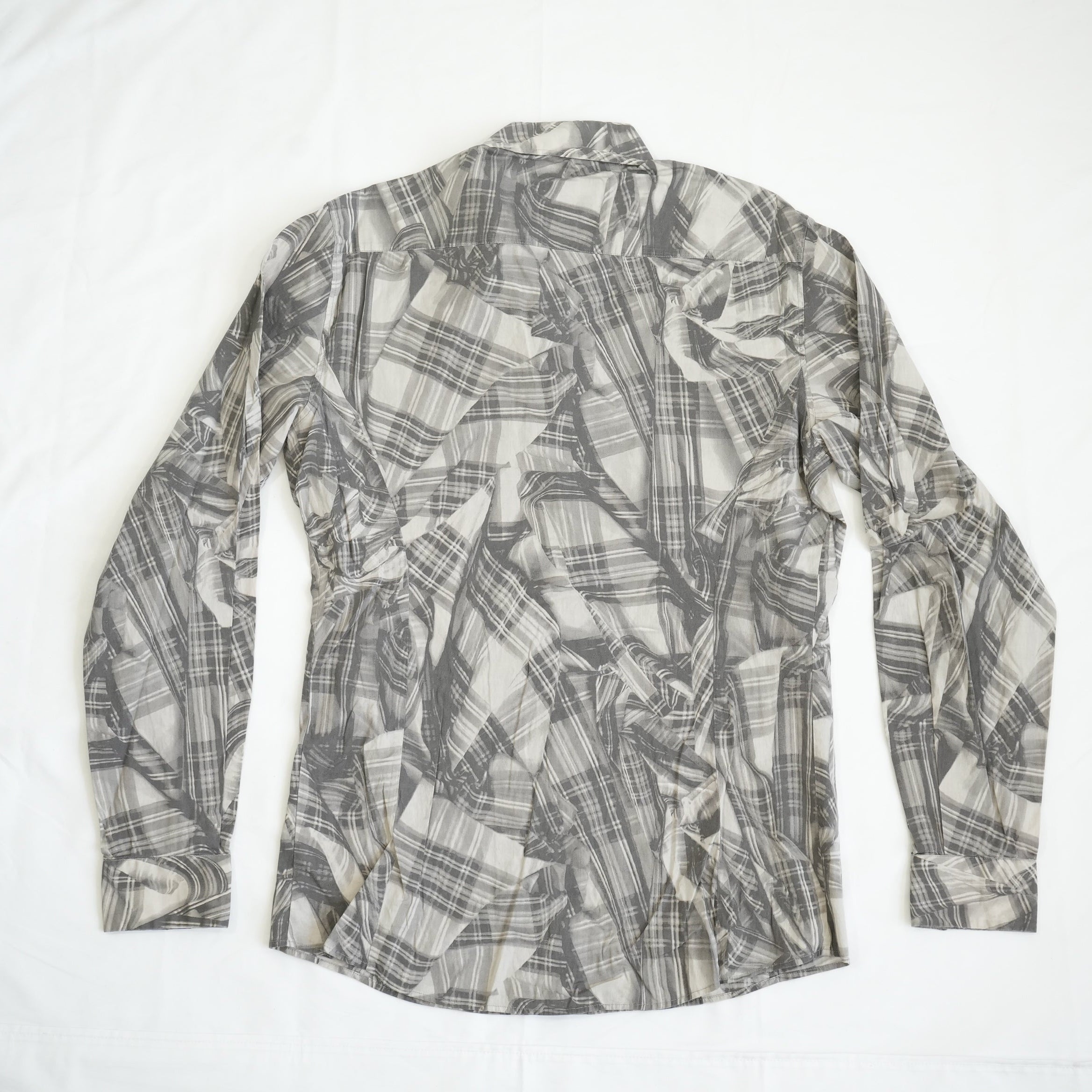Vivienne Westwood Grey and White Tartan Print
