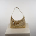 Prada Re-Edition 2005 mini crystal-studded satin bag