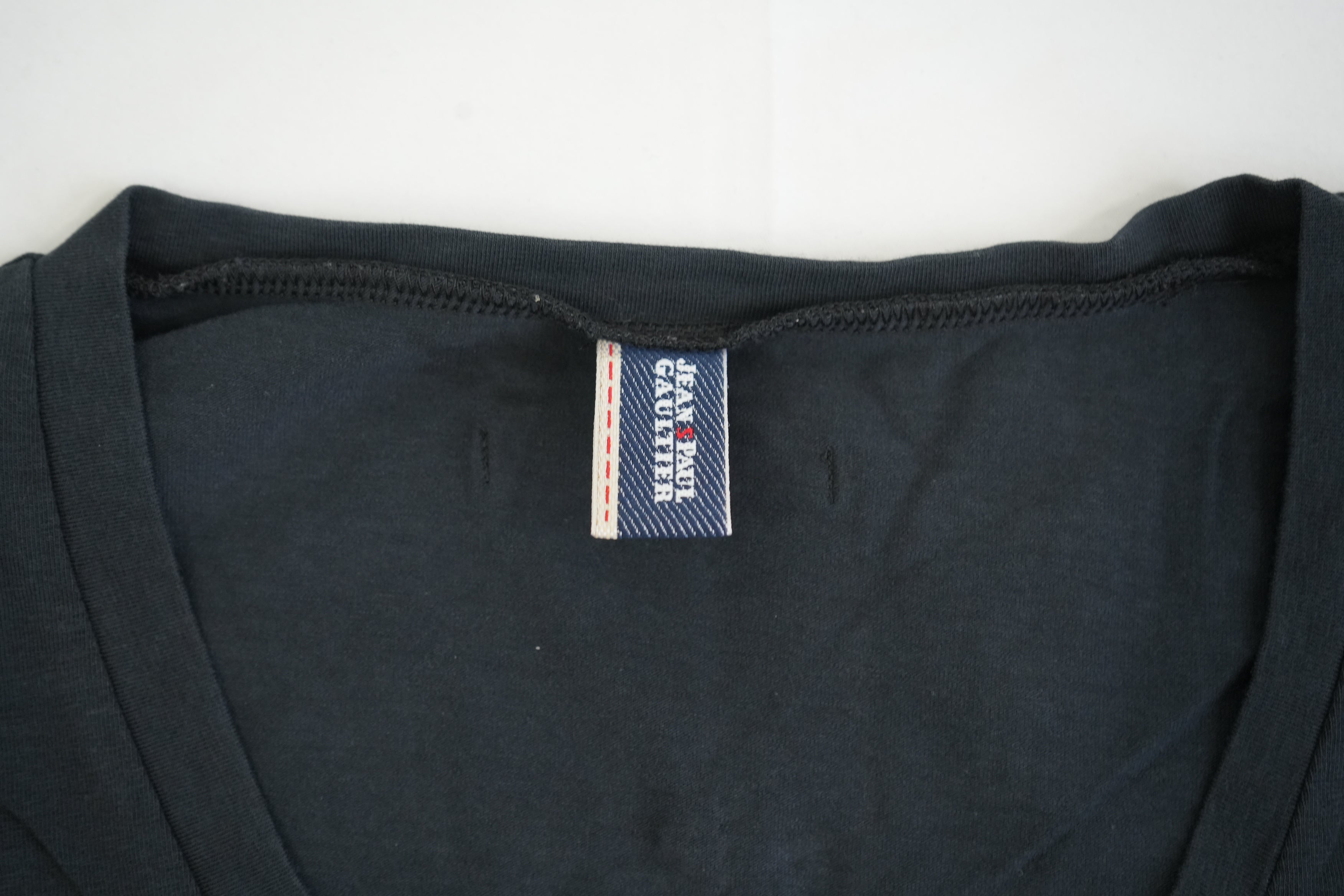 Jean Paul Gaultier Gun Studded Embelished V Neck Top Size Large