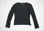 Jean Paul Gaultier Gun Studded Embelished V Neck Top Size Large