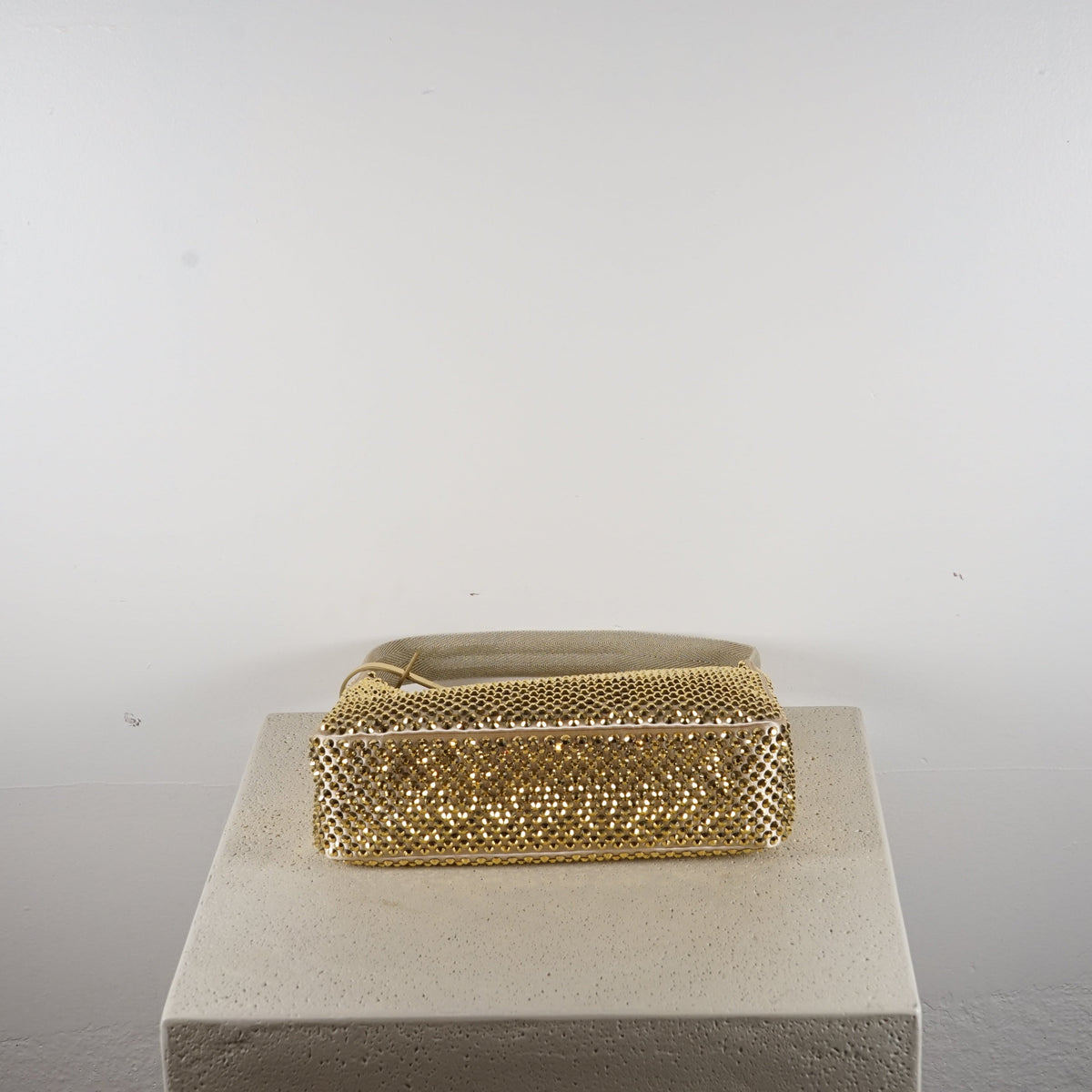 Prada Re-Edition 2005 mini crystal-studded satin bag