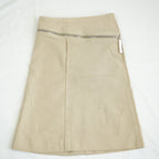 Louis Vuitton Skirt Asymetrical Zipper Size 36 100% Wool