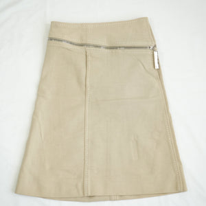 Louis Vuitton Skirt Asymetrical Zipper Size 36 100% Wool