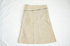 Louis Vuitton Skirt Asymetrical Zipper Size 36 100% Wool