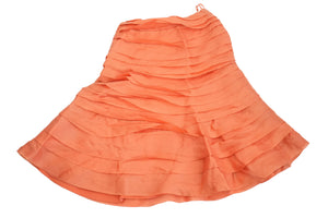 Christian Dior Runway Orange Skirt Size 6