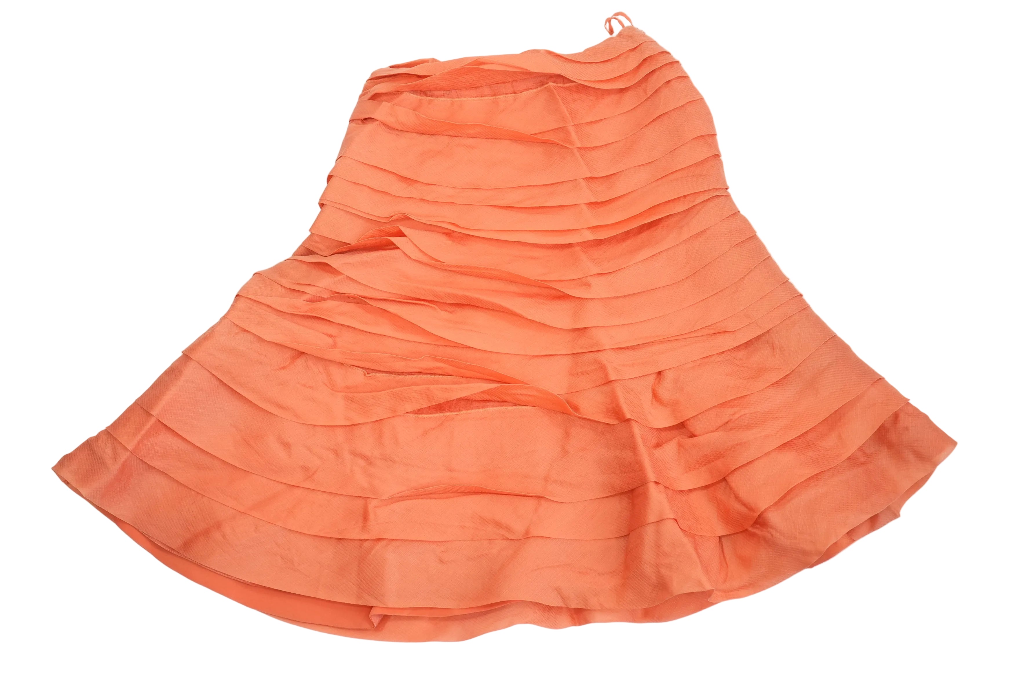 Christian Dior Runway Orange Skirt Size 6