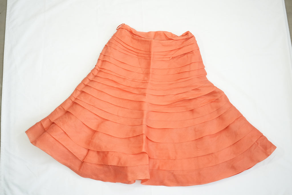 Christian Dior Runway Orange Skirt Size 6
