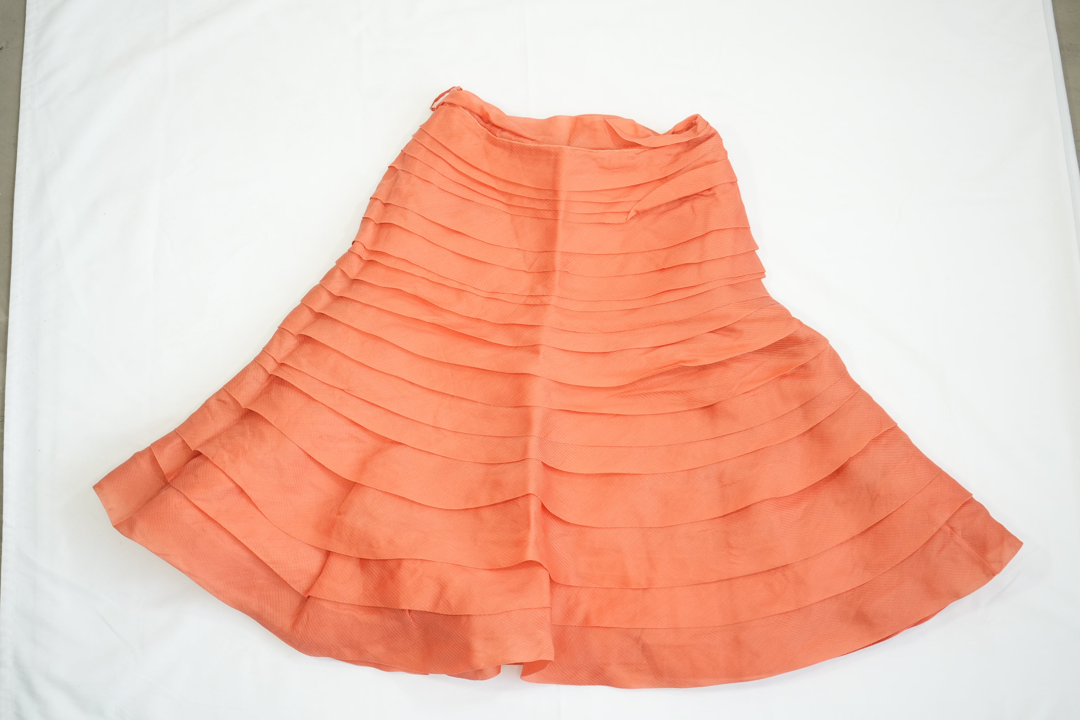 Christian Dior Runway Orange Skirt Size 6