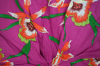 Christian Dior Magenta Floral Dress US Size 6