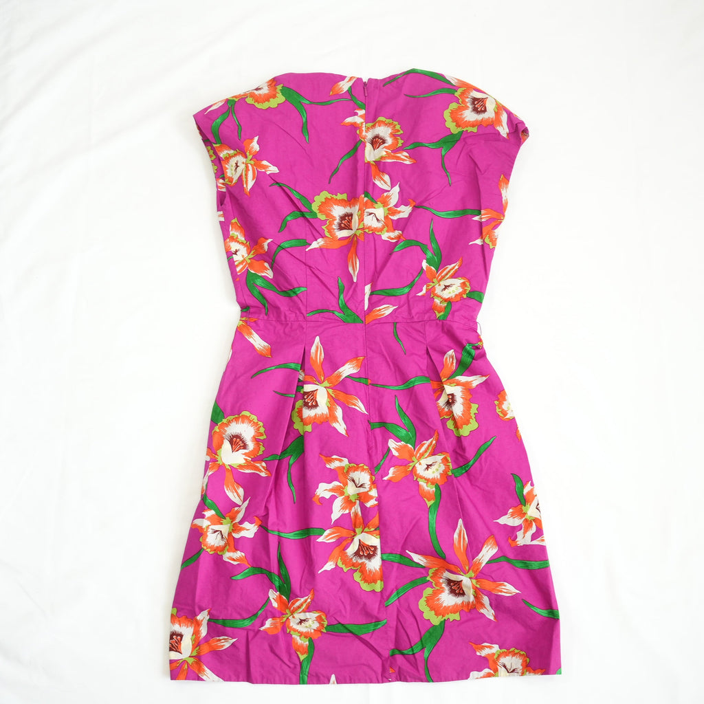 Christian Dior Magenta Floral Dress US Size 6