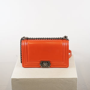 Chanel Red Boy Bag
