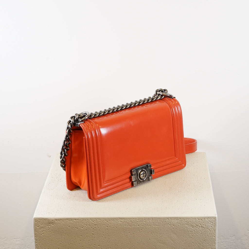 Chanel Red Boy Bag