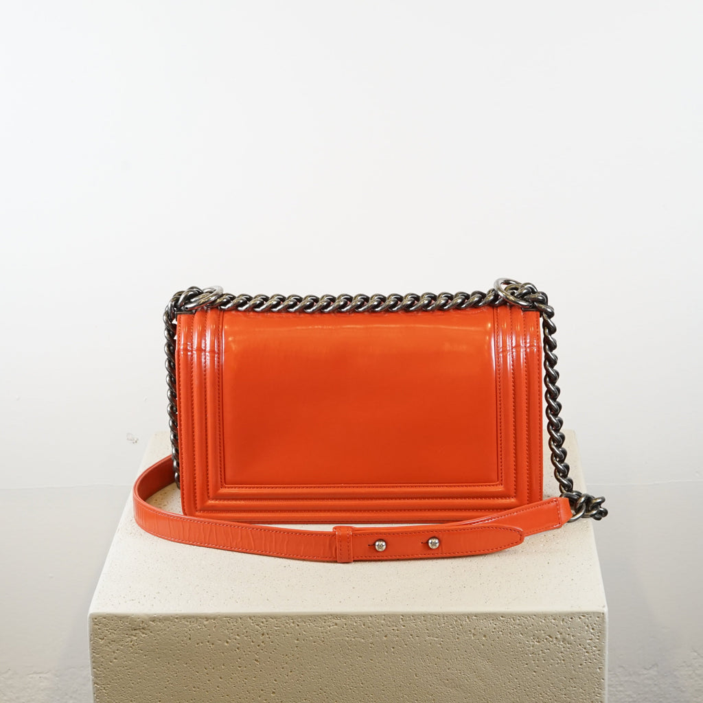 Chanel Red Boy Bag