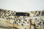 Just Cavalli Tiger Print Cropped Jeans Animal Pattern Capris Size 27