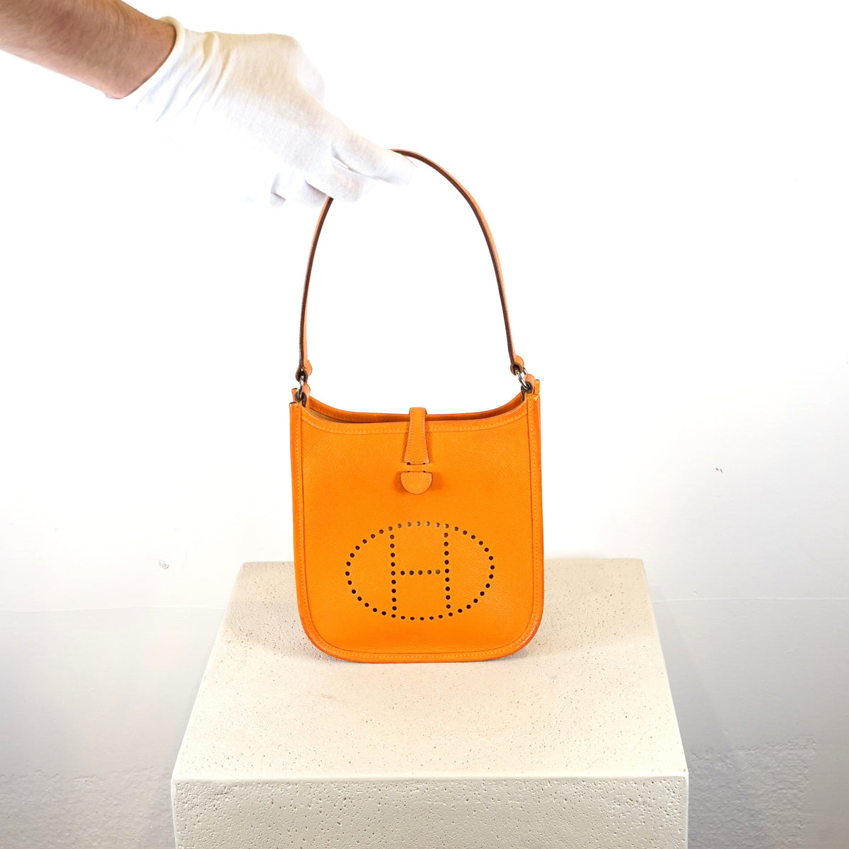 Hermes Evelyn TPM Short Strap Shoulder Bag 2005 W/Dustbag