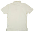Christian Dior Cream Off-White Short Sleeve Polo Shirt CD Logo Emblem Size M