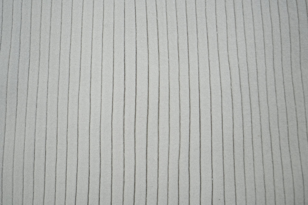 MM6 Maison Margiela Grey Ribbed Cotton Knit Arm Slit Cut Out Top Size XS