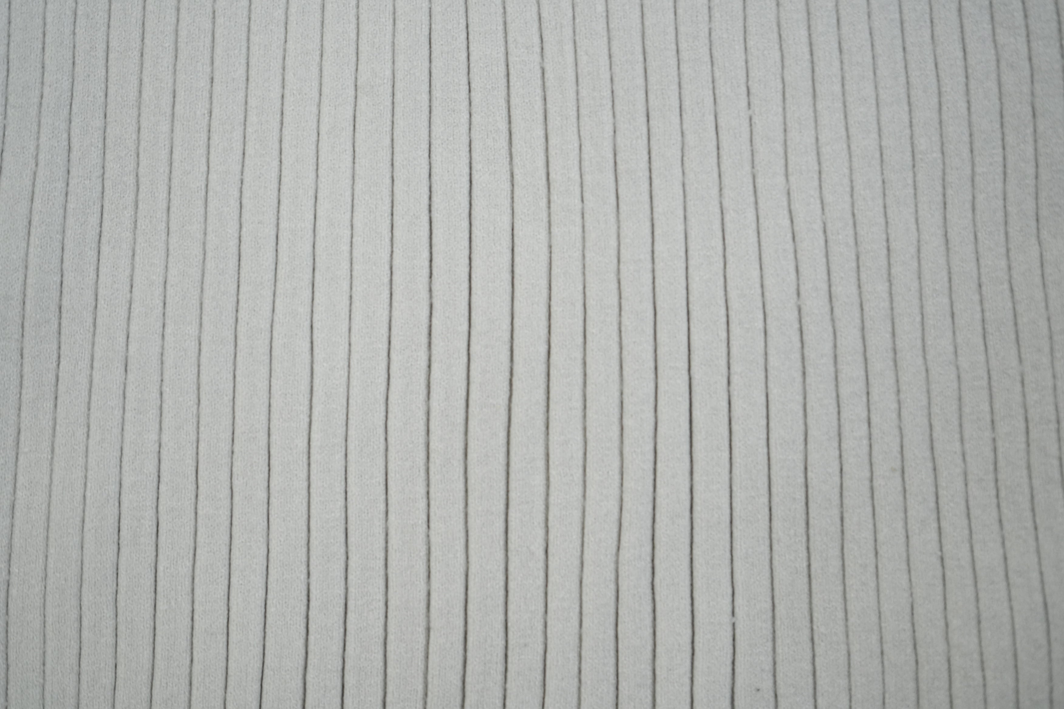 MM6 Maison Margiela Grey Ribbed Cotton Knit Arm Slit Cut Out Top Size XS