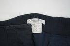 Christian Dior Boutique Navy Blue Linen Blend High Waisted Mini Skirt Size US 6