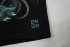 Givenchy Black Dragon Graphic Sweat Shorts Size XL