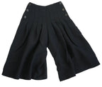 Christian Dior Black Wide Leg Culottes Pants Size US 4
