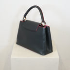 Louis Vuitton Capucines BB in Black and Pink