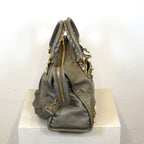Balenciaga Taup Lambskin Leather Giant 12 Gold Motor City Bag (W/ Dustbag)