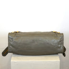 Balenciaga Taup Lambskin Leather Giant 12 Gold Motor City Bag (W/ Dustbag)