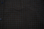 Balenciaga Men Plaid Button Down Shirt Black Red Grid Back Logo Long Sleeve