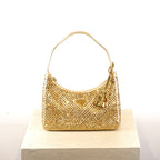 Prada Re-Edition 2005 Mini Crystal-Studded Satin Bag