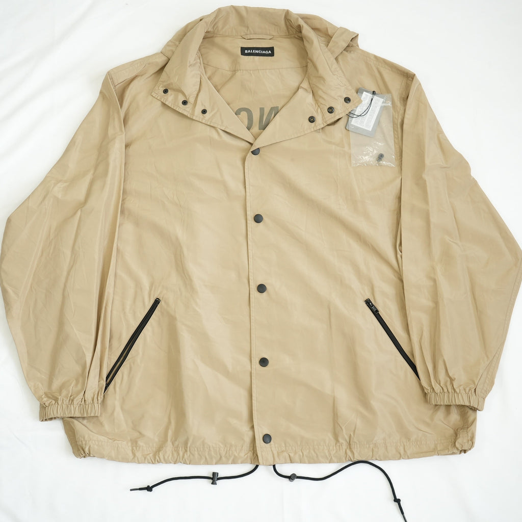 Balenciaga Windbreaker Spell Out Jacket New with Tags