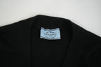 Prada Knit Sweater Black with Stripe Detail