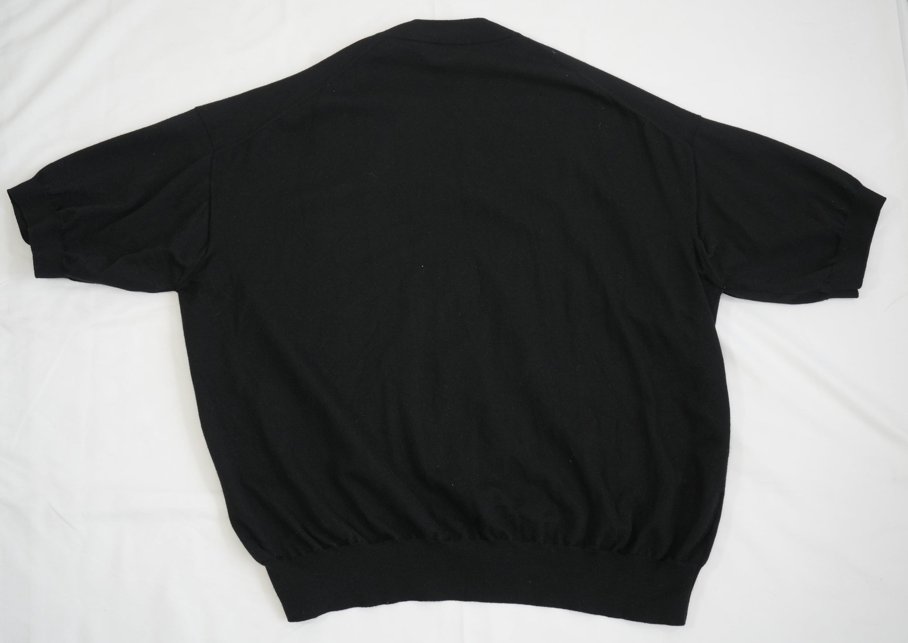 Prada Knit Sweater Black with Stripe Detail