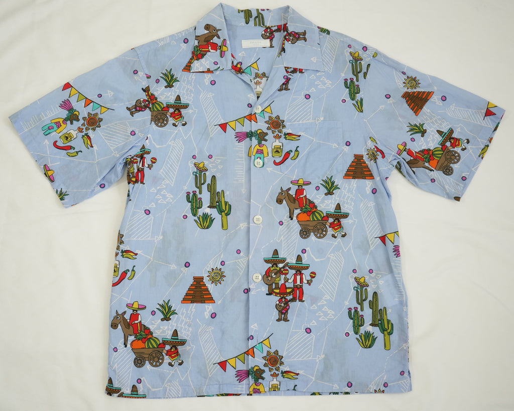 Prada Cactus Button Up Shirt