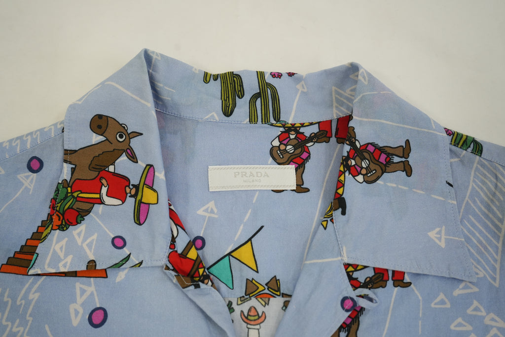Prada Cactus Button Up Shirt