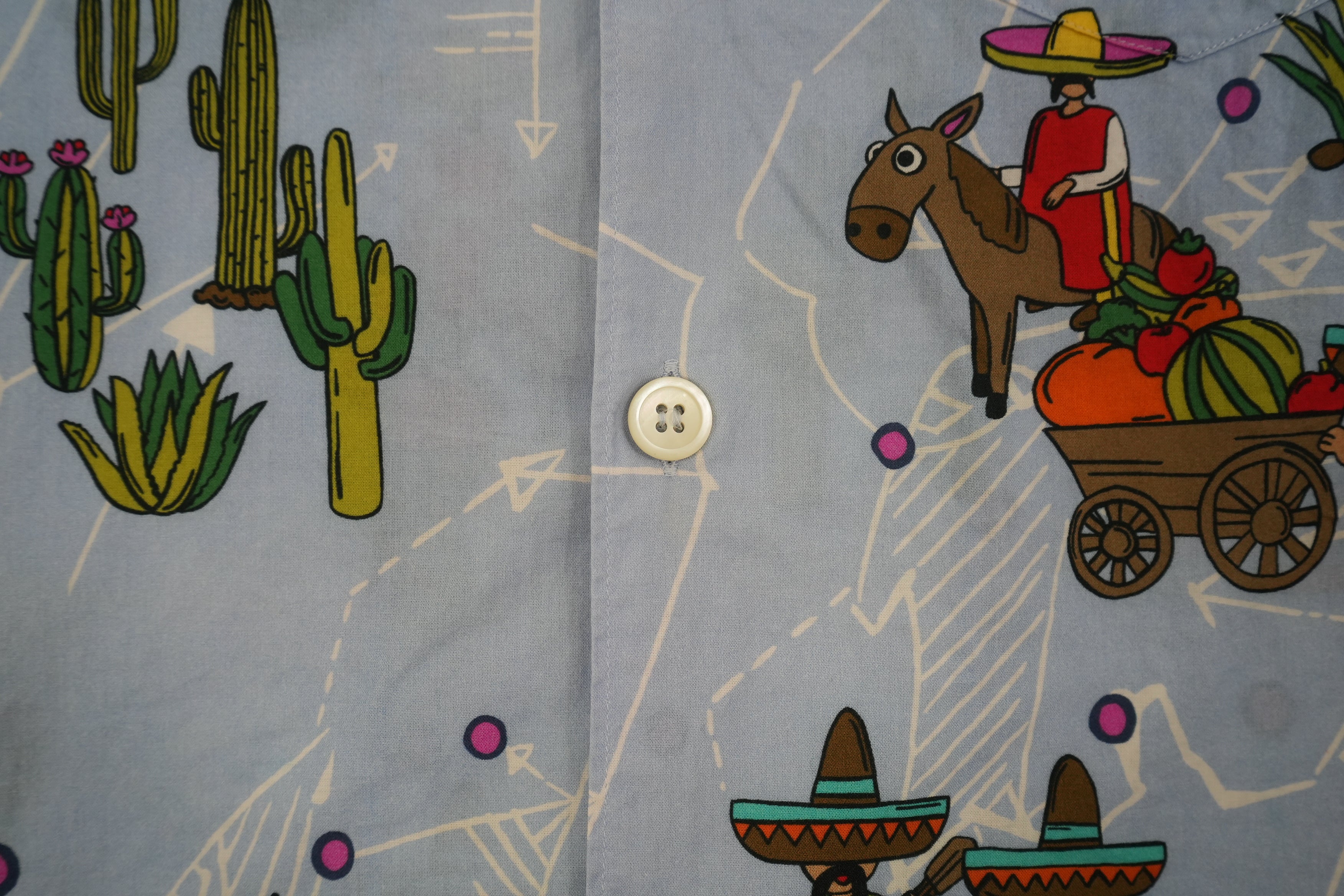 Prada Cactus Button Up Shirt